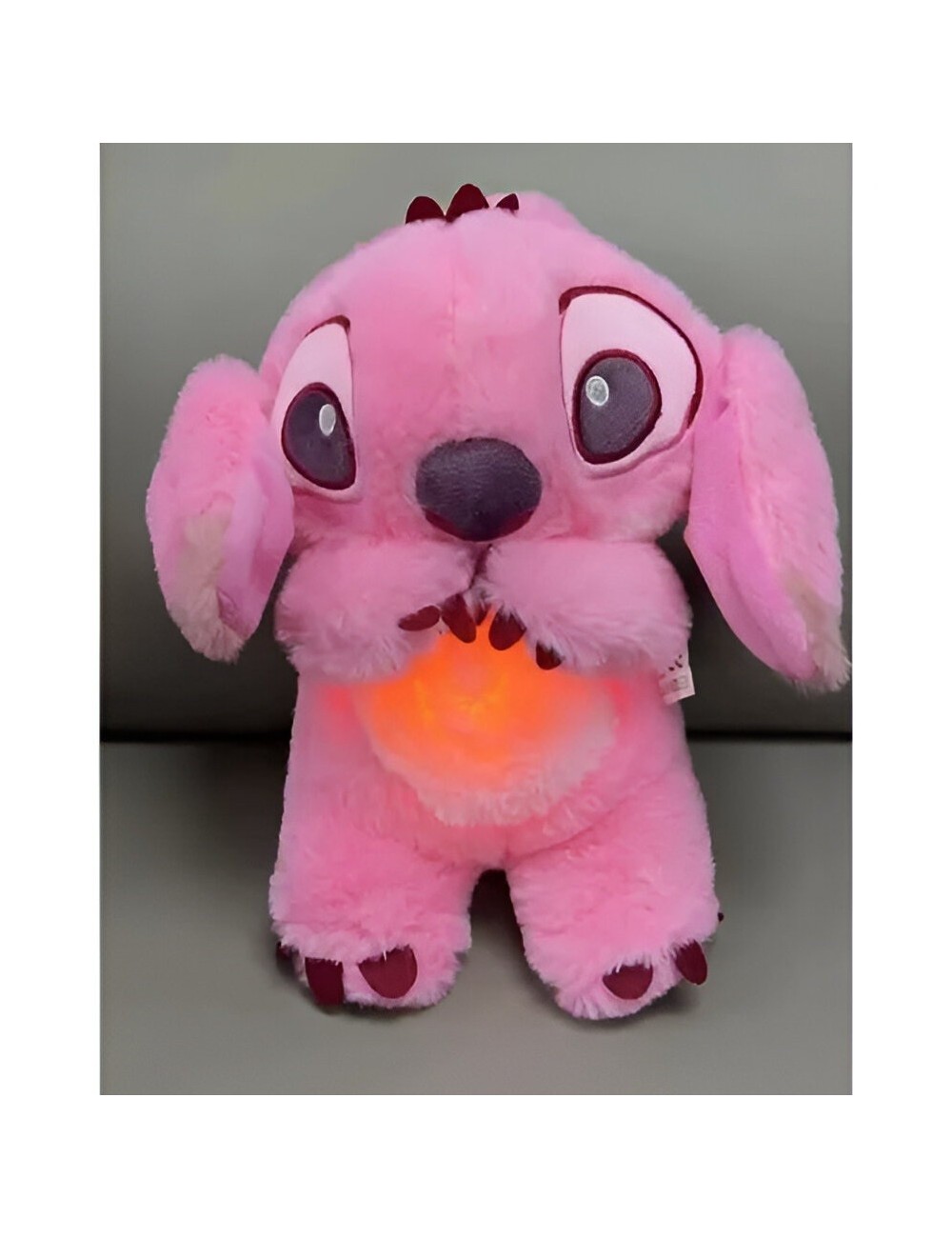 Angel Stitch Peluche Que Respira Sonido Luz Niñas + Bateria
