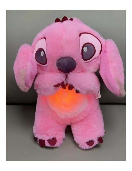 Angel Stitch Peluche Que Respira Sonido Luz Niñas + Bateria