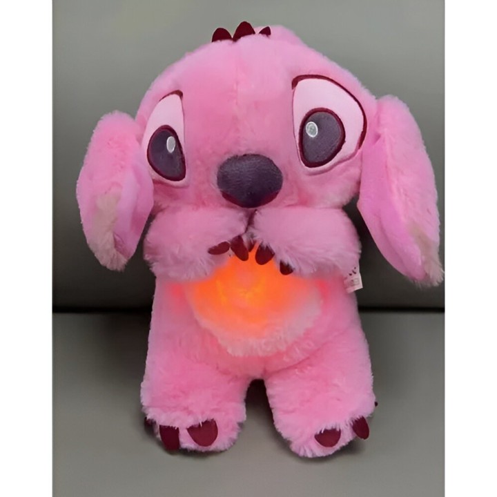 Angel Stitch Peluche Que Respira Sonido Luz Niñas + Bateria