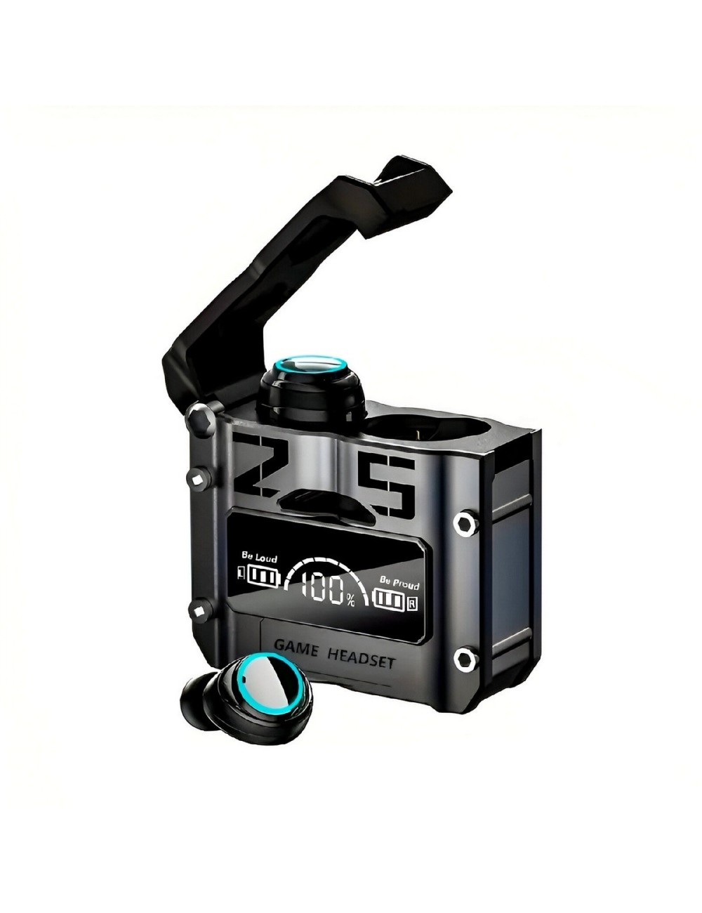 Audífonos Earbuds M25 Bt 5.3 Gamer Portable Pantalla Led