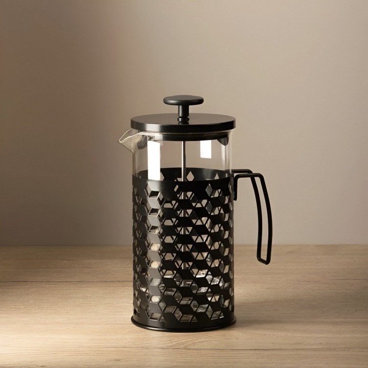 Cafetera De Prensa Francesa De Vidrio Borosilicato 800 Ml