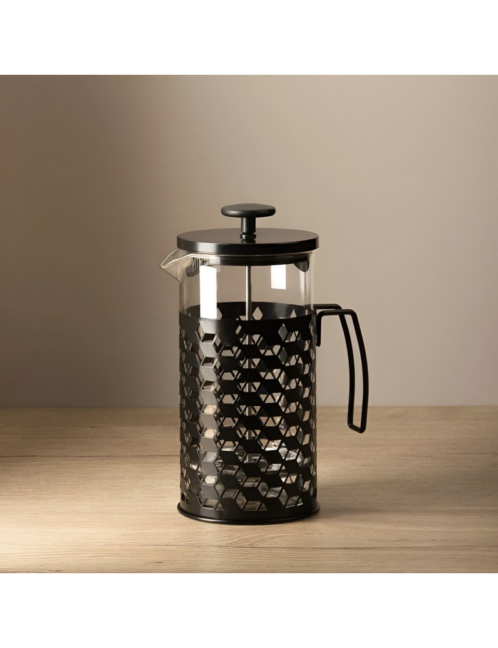Cafetera De Prensa Francesa De Vidrio Borosilicato 1000 Ml