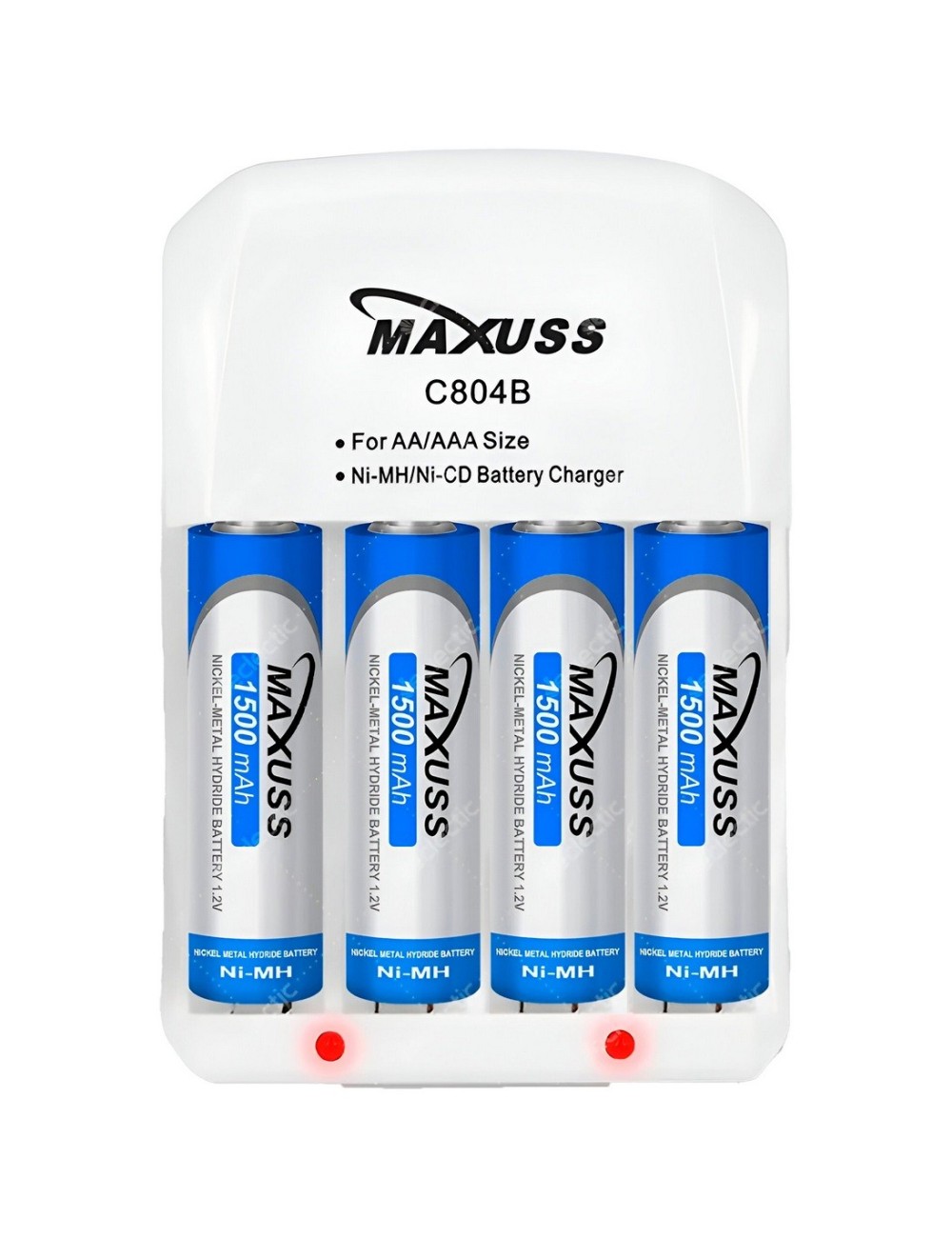 Cargador Baterias Pilas Recargables Maxuss Aax4 Aaa 1100mah
