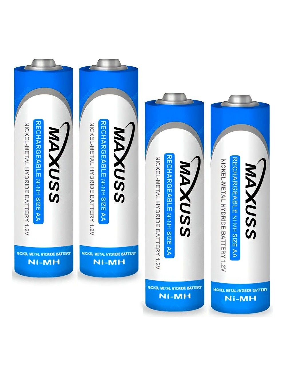 Cargador Baterias Pilas Recargables Maxuss Aax4 Aaa 1100mah