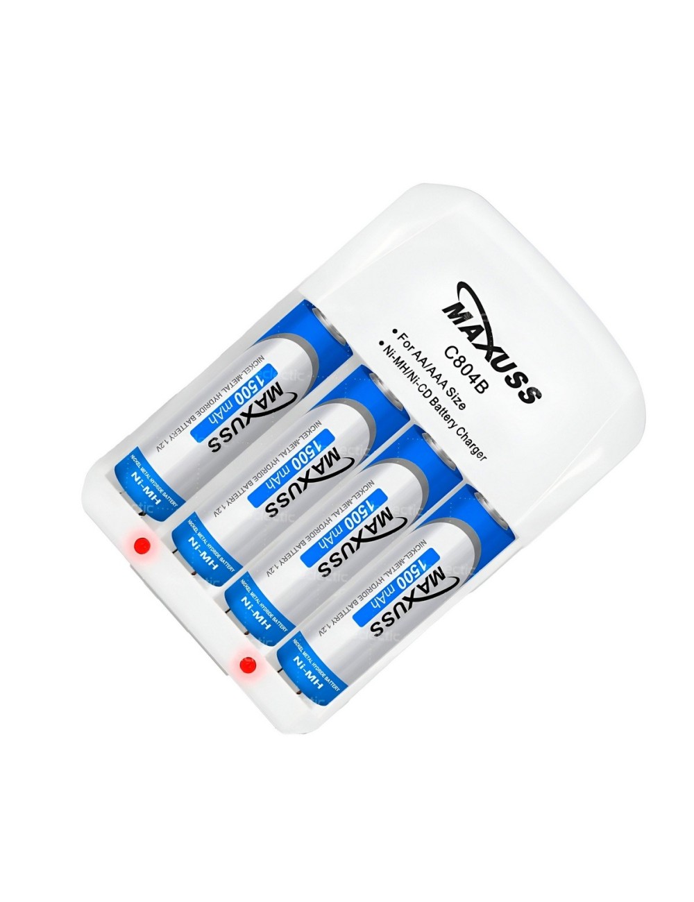 Cargador Baterias Pilas Recargables Maxuss Aax4 Aaa 1100mah