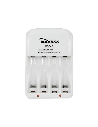 Cargador Baterias Pilas Recargables Maxuss Aax4 Aaa 1100mah