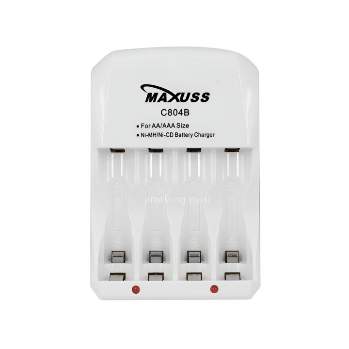 Cargador Baterias Pilas Recargables Maxuss Aax4 Aaa 1100mah