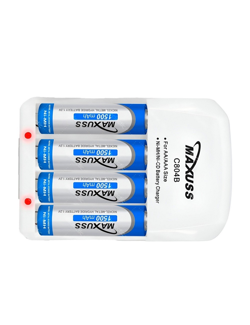 Cargador Baterias Pilas Recargables Maxuss Aax4 Aaa 1100mah