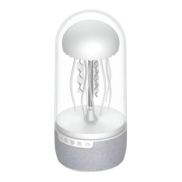 Lampara De Mesa Escritorio Medusa Colores Parlante Bluetooth