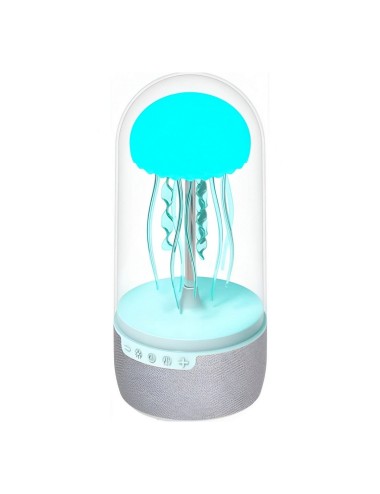 Lampara De Mesa Escritorio Medusa Colores Parlante Bluetooth