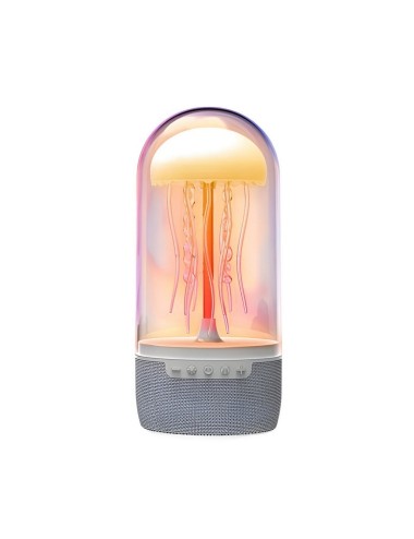 Lampara De Mesa Escritorio Medusa Colores Parlante Bluetooth