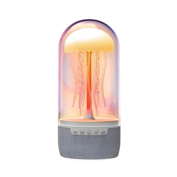 Lampara De Mesa Escritorio Medusa Colores Parlante Bluetooth