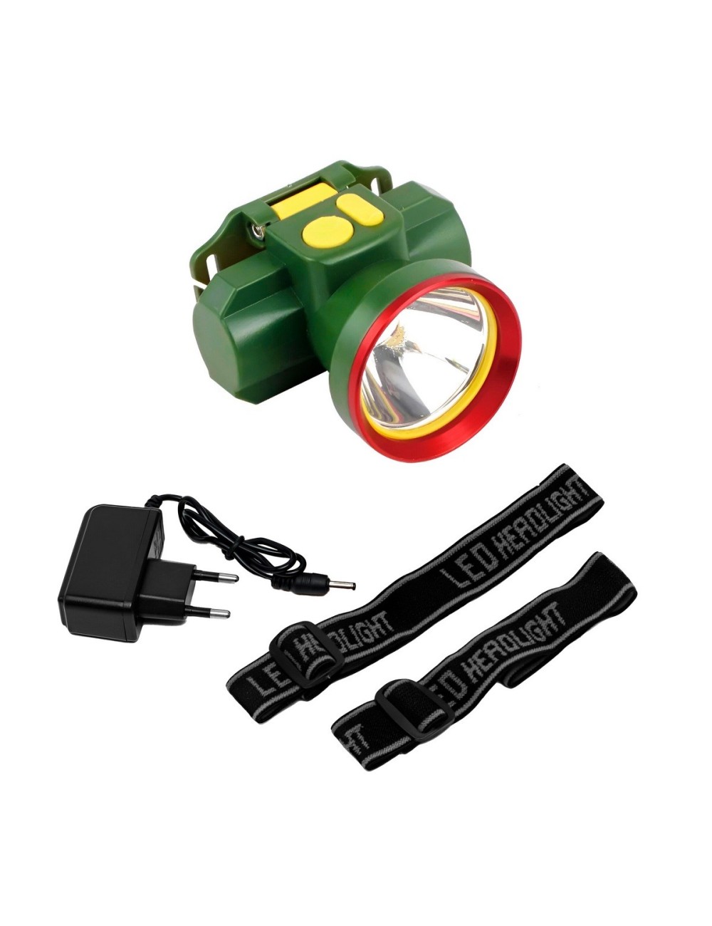 Lampara Linterna Tactica Led Minera Cabeza Recargable Xj4610