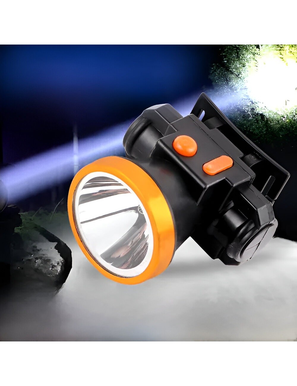 Lampara Linterna Tactica Led Minera Cabeza Recargable Gdg011