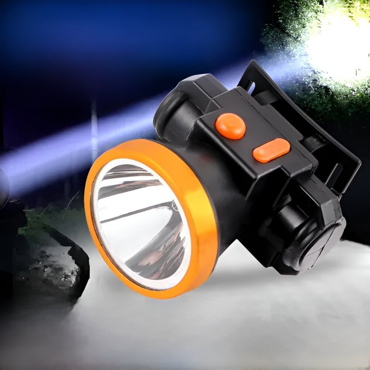 Lampara Linterna Tactica Led Minera Cabeza Recargable Gdg011