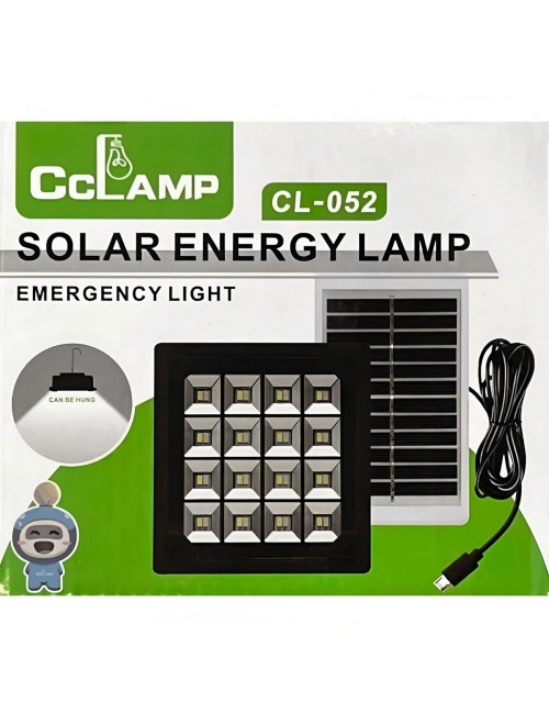 Lampara Panel Solar Exteriores Led Soporte Pared Estructura