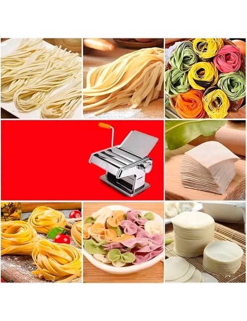 Maquina Hacer Pasta Manual Rollera Spaguetti Ajustable