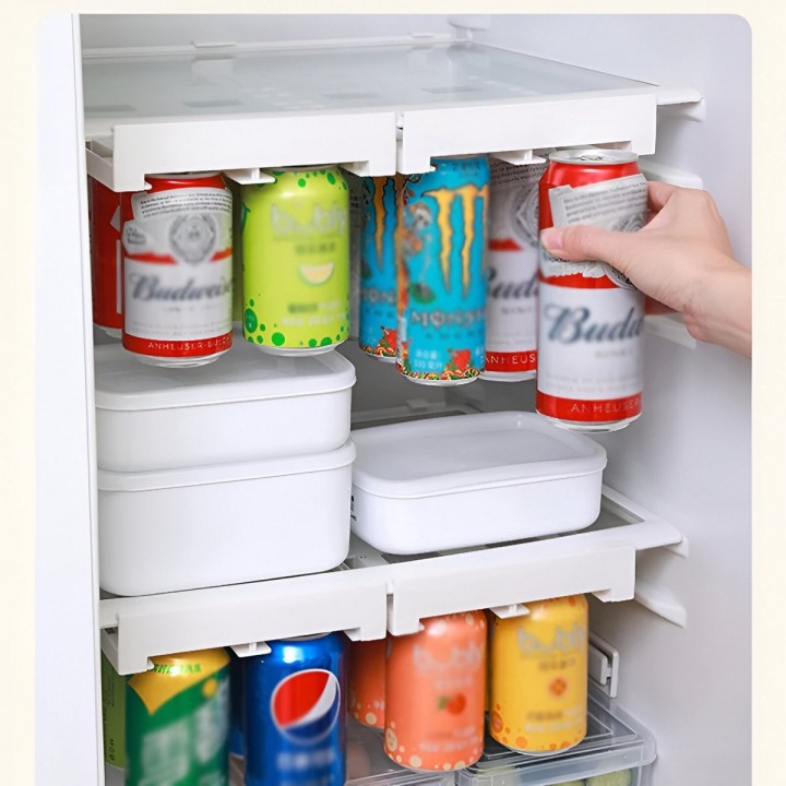 Organizador Latas Gaseosa Ahorra Espacio Refrigerador