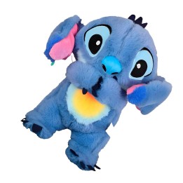 Stitch Peluche Que Respira Sonido Luz Unisex Niños + Bateria