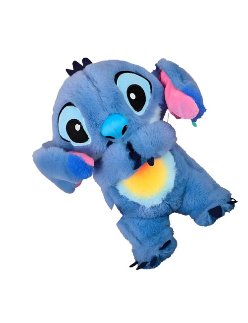 Stitch Peluche Que Respira Sonido Luz Unisex Niños + Bateria