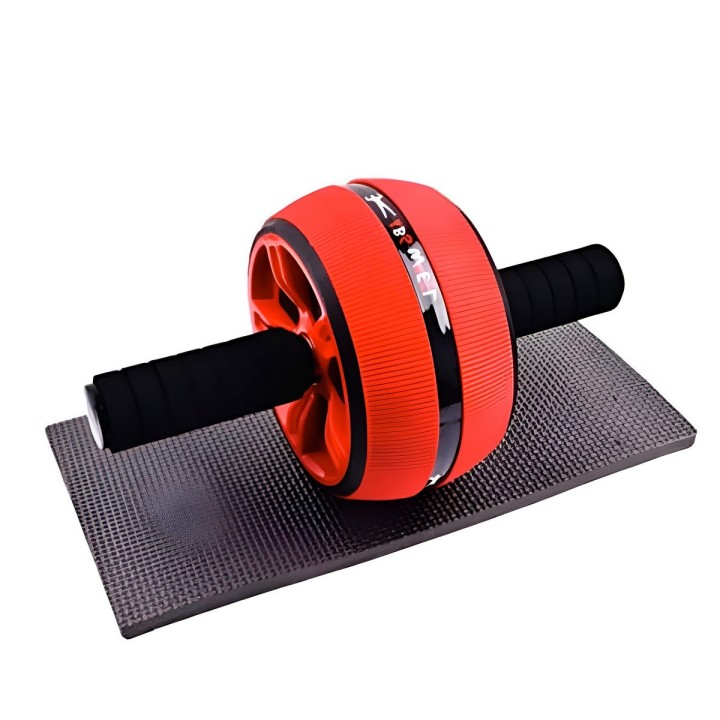 Rueda Abdominal Rodillo Grueso Tipo Barril Gym + Tapete