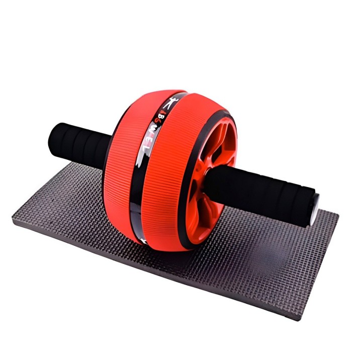 Rueda Abdominal Rodillo Grueso Tipo Barril Gym + Tapete