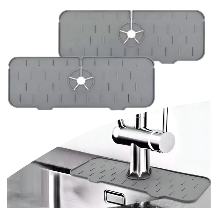 Alfombrilla Tapete Salpicaduras De Agua Para Grifo Fregadero