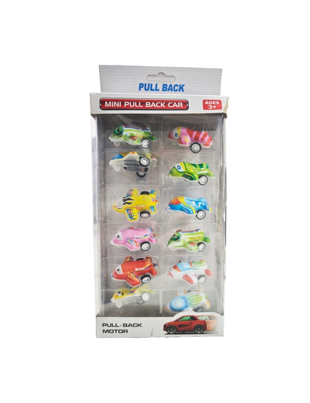 Carros Y Aviones De Impulso Colección Juguete X 12 Pcs