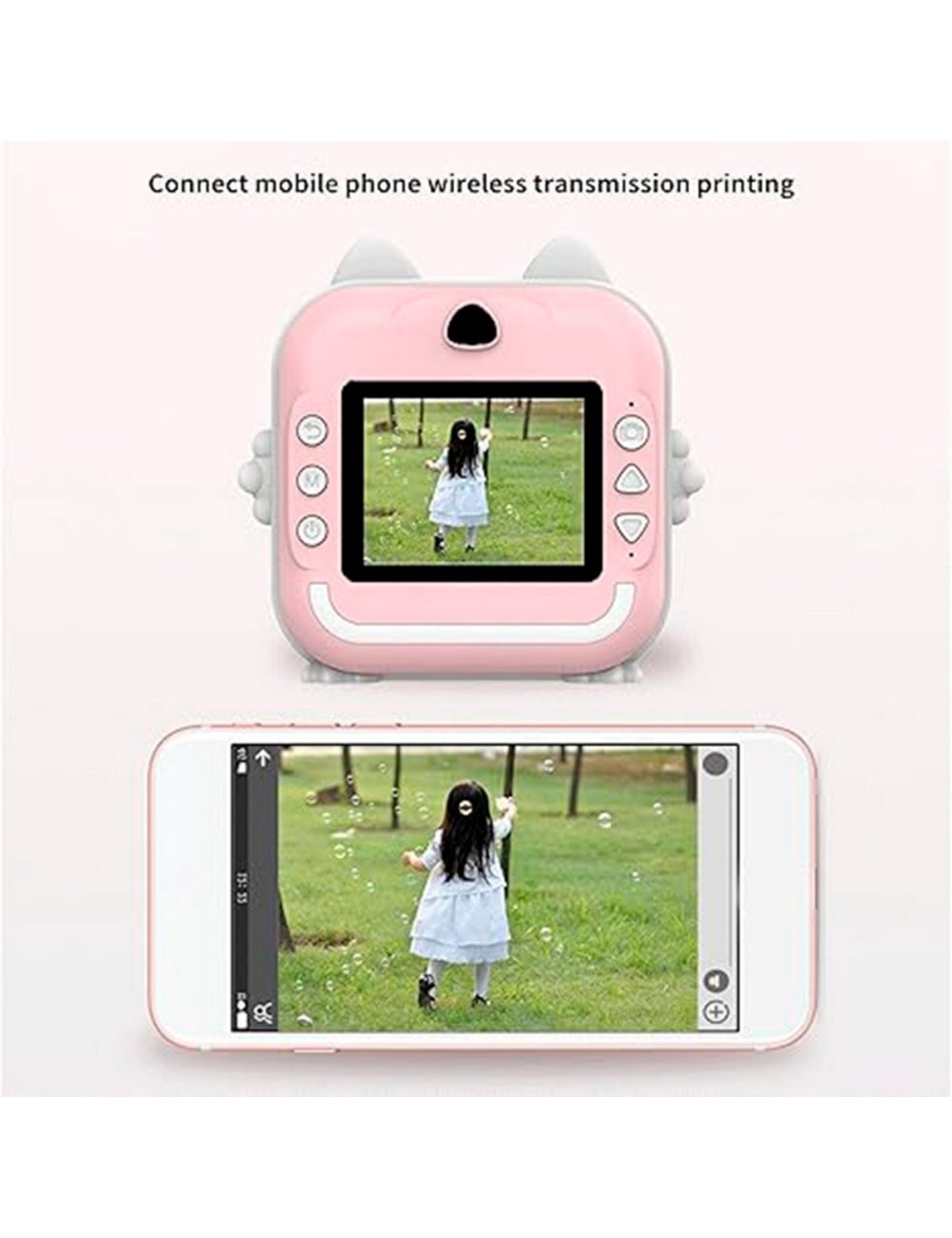 Cámara Instantánea Niños Con Impresión Cámara Video