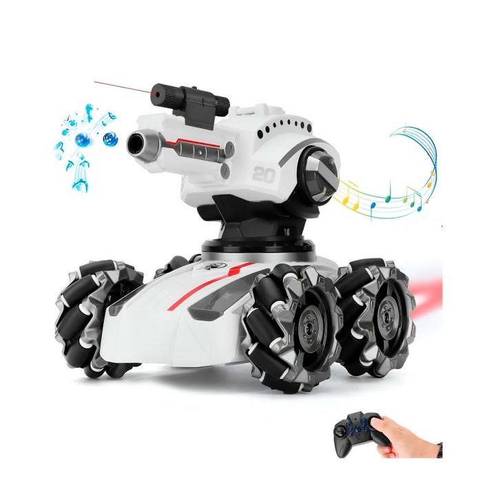 Carro Tanque Recargable A Control Remoto Hidrogel Niños