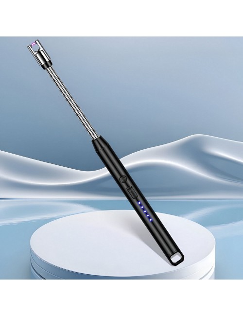 Encendedor Eléctrico Recargable Con Cuello Flexible Y Arco