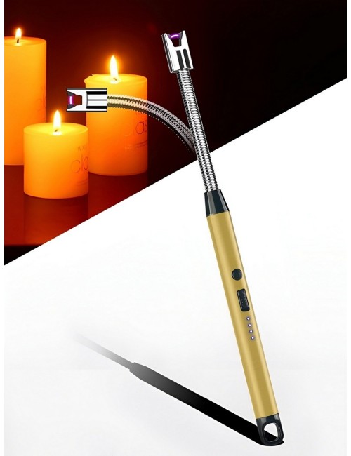 Encendedor Eléctrico Recargable Con Cuello Flexible Y Arco