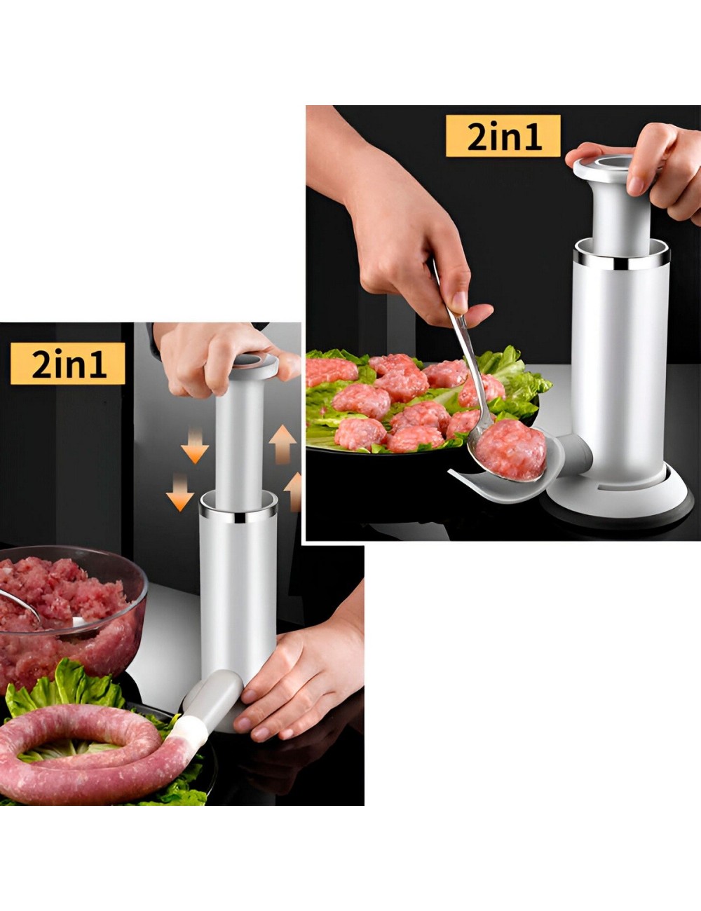 Maquina Manual Embutidos Salchichas Albóndigas Casera