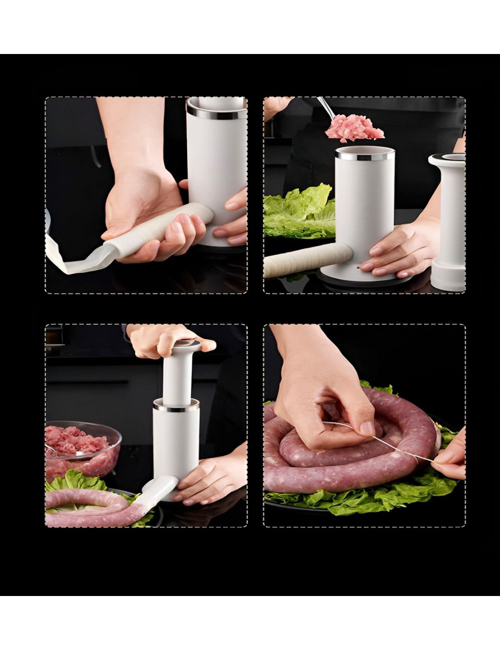 Maquina Manual Embutidos Salchichas Albóndigas Casera