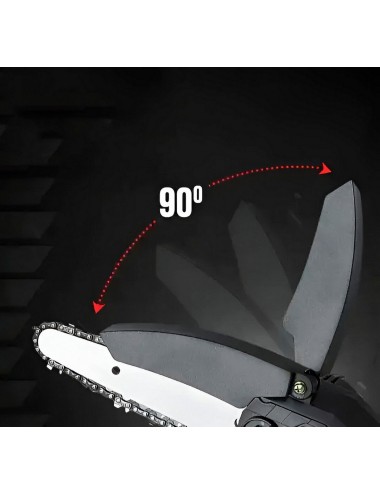 Mini Motosierra De Mano Portátil Ergonómico Recargable 48 V
