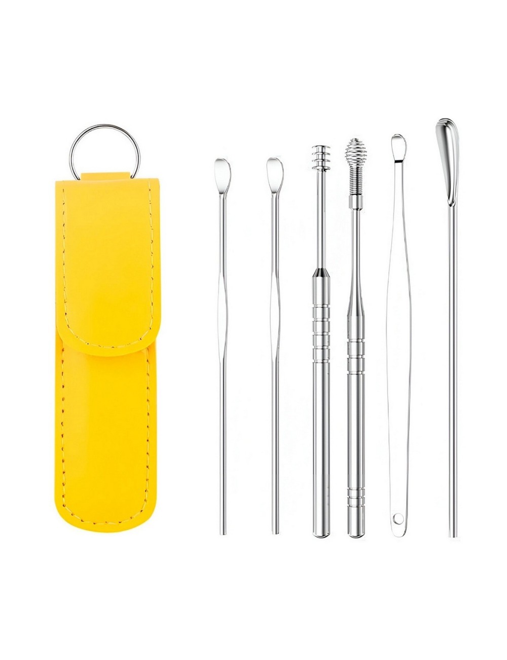 Set Kit Limpieza Higiene Cera Oídos Orejas Reutilizable