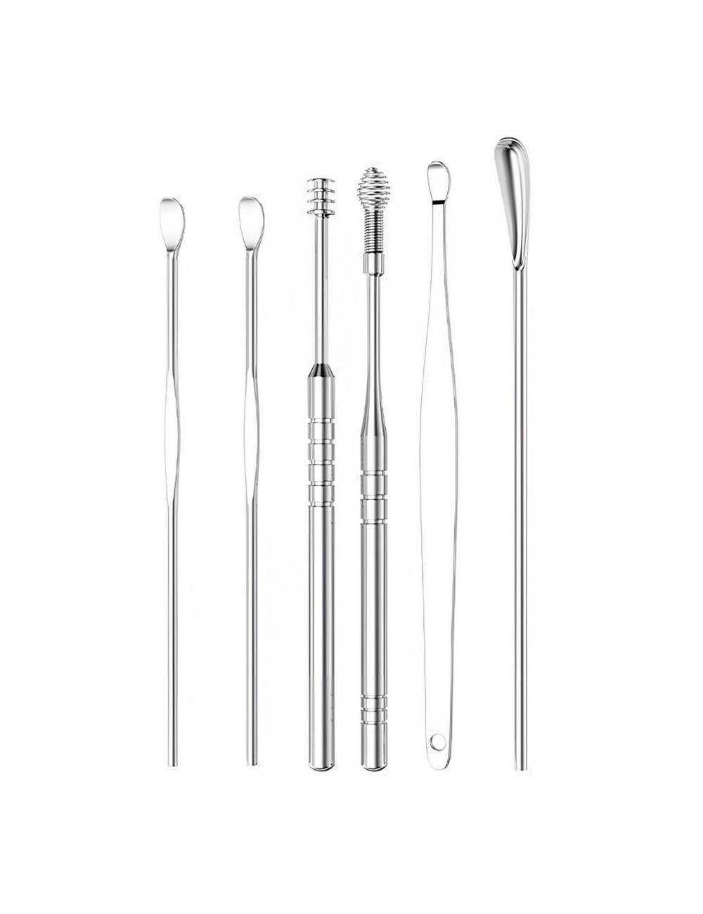 Set Kit Limpieza Higiene Cera Oídos Orejas Reutilizable