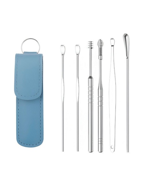 Set Kit Limpieza Higiene Cera Oídos Orejas Reutilizable