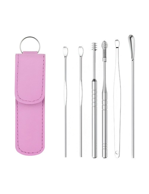 Set Kit Limpieza Higiene Cera Oídos Orejas Reutilizable
