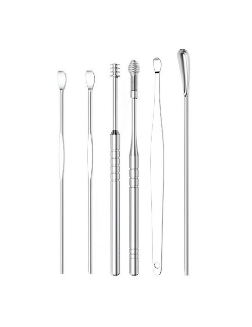 Set Kit Limpieza Higiene Cera Oídos Orejas Reutilizable