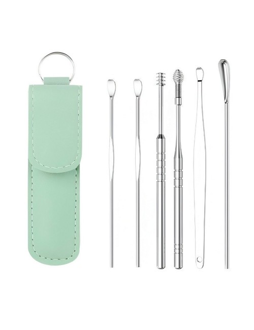 Set Kit Limpieza Higiene Cera Oídos Orejas Reutilizable