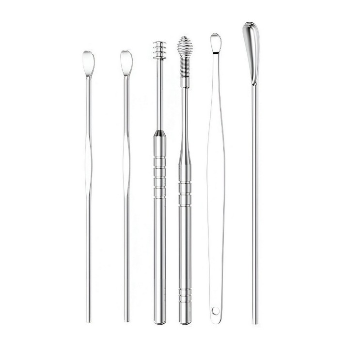 Set Kit Limpieza Higiene Cera Oídos Orejas Reutilizable