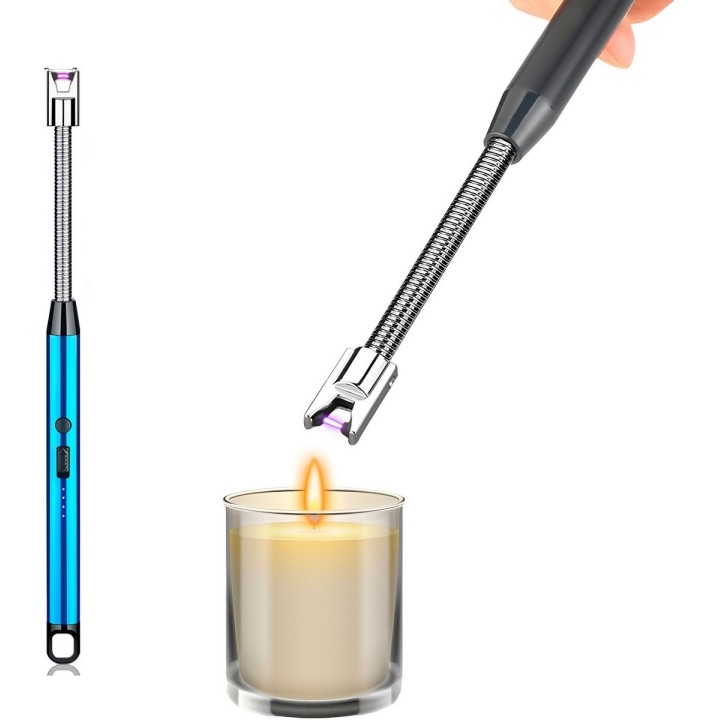 Encendedor Eléctrico Recargable Con Cuello Flexible Y Arco