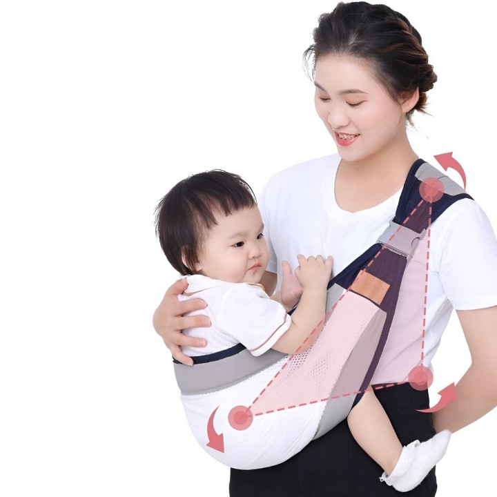 Cargador Fular Canguro Bebés Ergonómico Transpirable