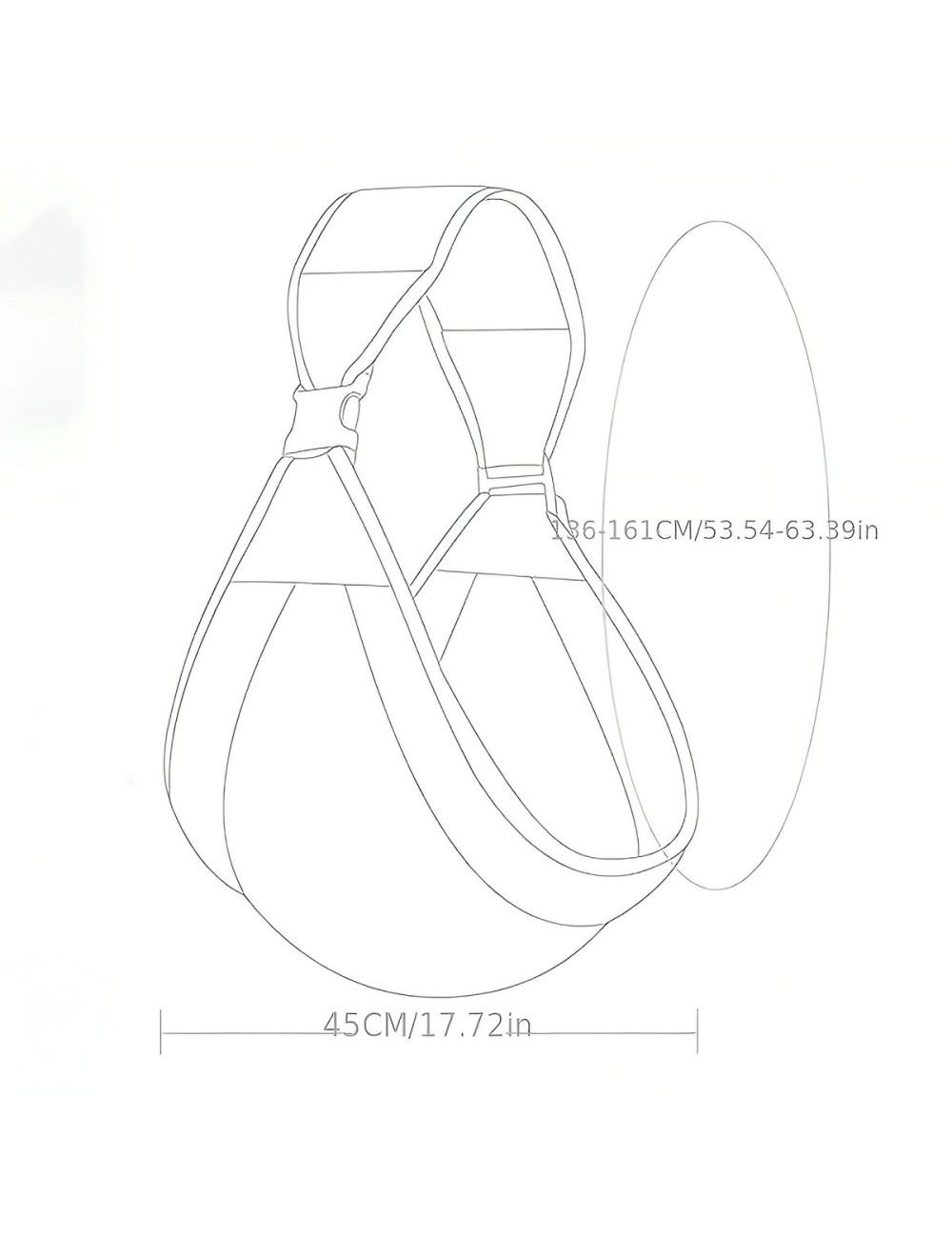 Cargador Fular Canguro Bebés Ergonómico Transpirable