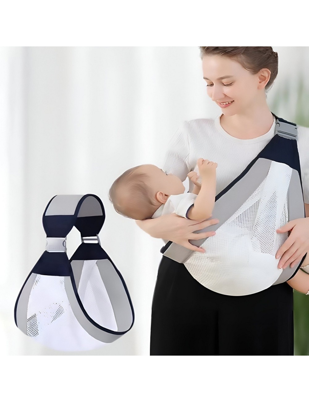 Cargador Fular Canguro Bebés Ergonómico Transpirable