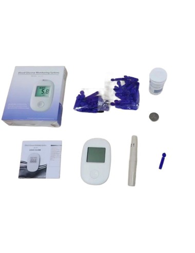 Kit Glucómetro Diabetes Digital + Accesorios G-171