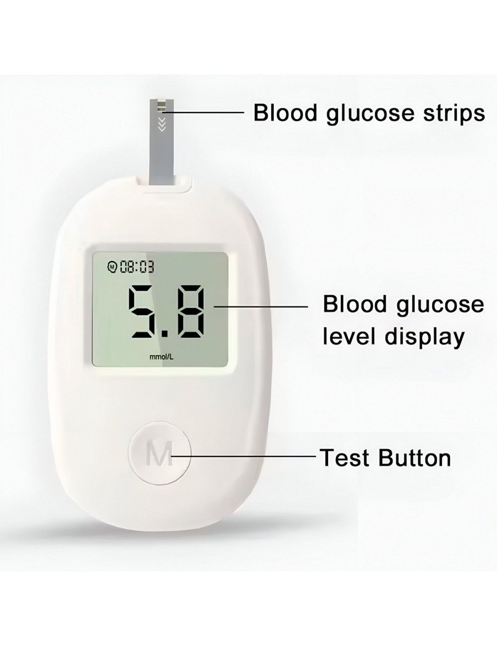 Kit Glucómetro Diabetes Digital + Accesorios G-171