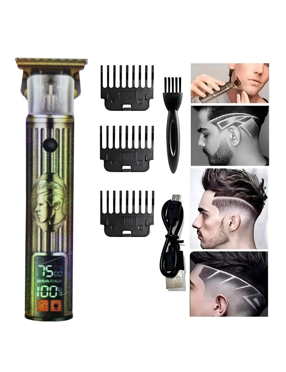 Maquina Peluqueria Cortadora De Pelo Waer Wa-2912 Accesorios