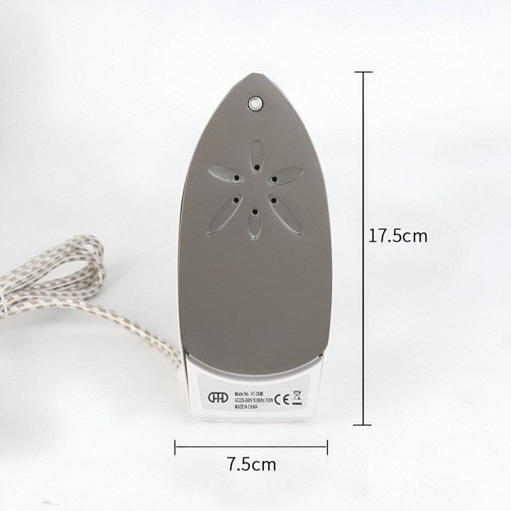 Plancha De Vapor Viajera Ropa Temperatura Ajustable Ht-258b